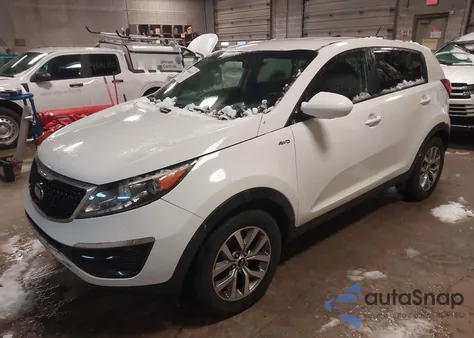2016 Kia Sportage Lx from USA, damaged, VIN KNDPBCAC0G7876541
